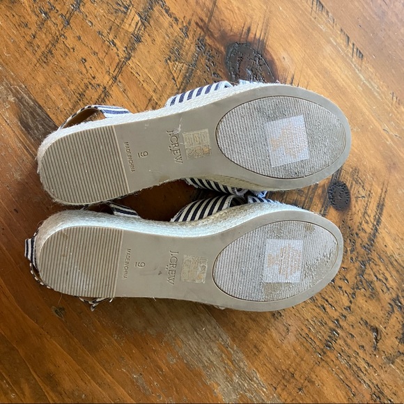 WORN ONCE! J Crew Wedge Sandals - Picture 2 of 4